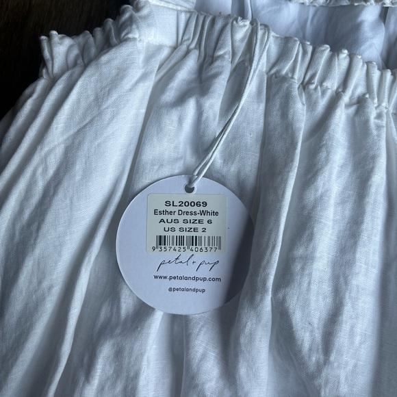 Petal and pup Esther dress NWT white - Picture 3 of 5
